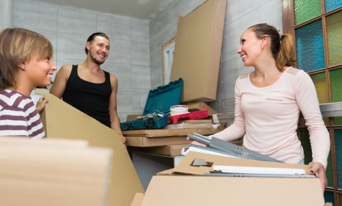 Moving van service for a home relocation in Richmond