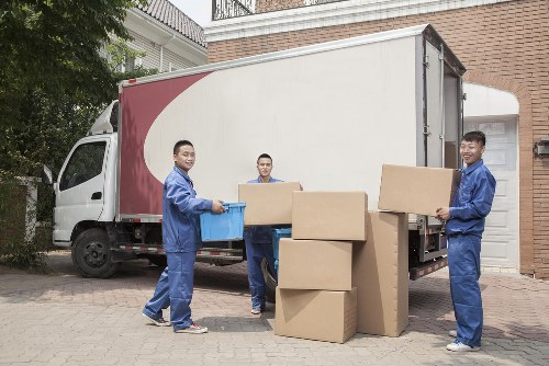 Man and van moving boxes and furniture in Richmond