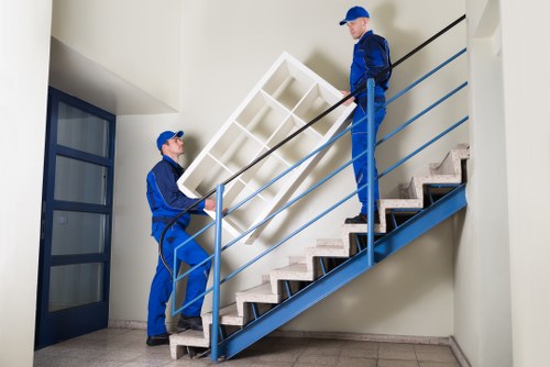 Removal team preparing a home move in Richmond