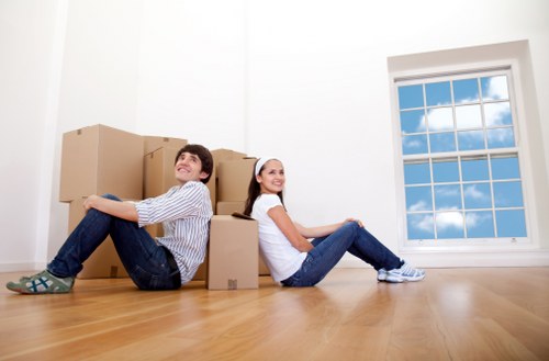 Loading furniture for a removals job in Richmond