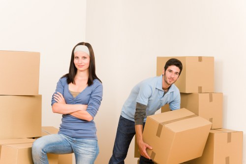 Local team removing unwanted furniture from a Richmond property