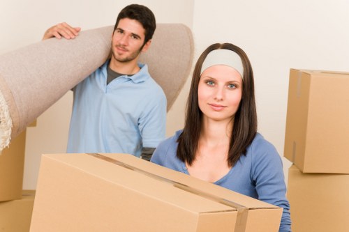 Van transport for furniture and boxes during a Richmond move