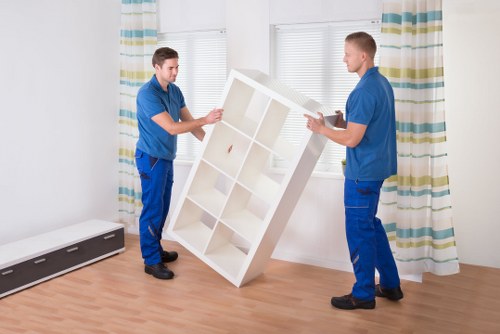 Commercial furniture removal service in Richmond office area