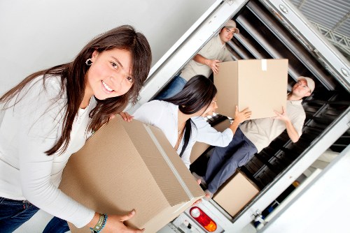 Packing and loading furniture for a home removal in Richmond