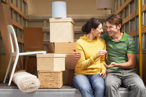 Prepared household items for a Richmond relocation